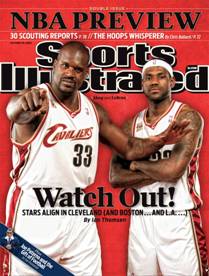 Lebron and Shaq on cover of SI